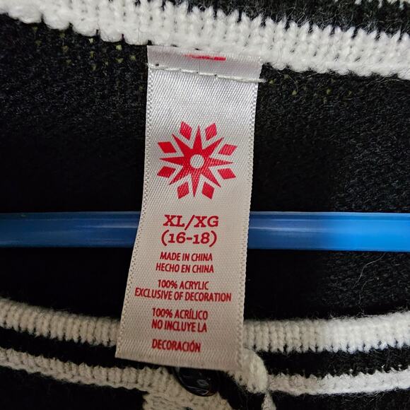 Women's Owl I Want for Christmas Is You Sweater Multi-Color Holiday Size XL - Picture 4 of 5